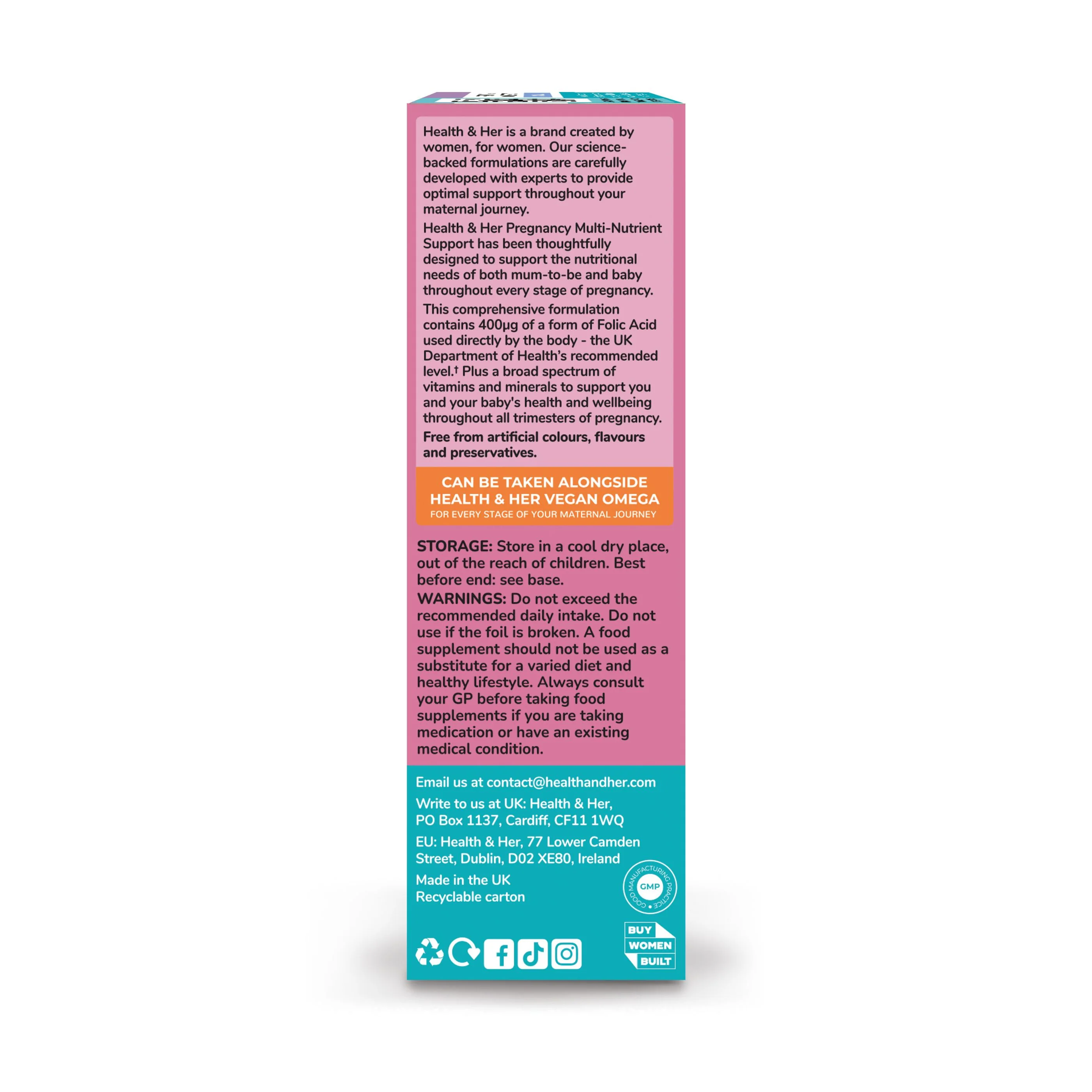 Health & Her Pregnancy Multi-Nutrient Support - Image 11
